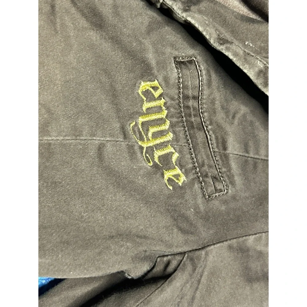 Vintage Y2K Enyce Blazer Jacket Toddler Girls Youth Medium Brown Cyber Grunge